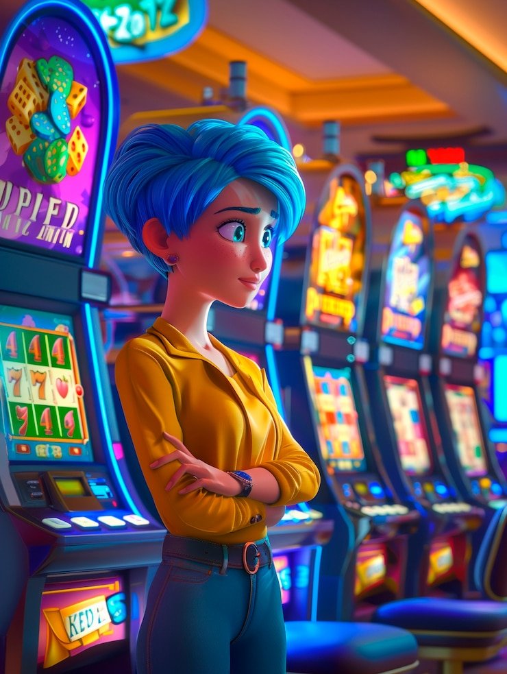 Dashboard aplikasi permata55 menampilkan slot games dan saldo akun